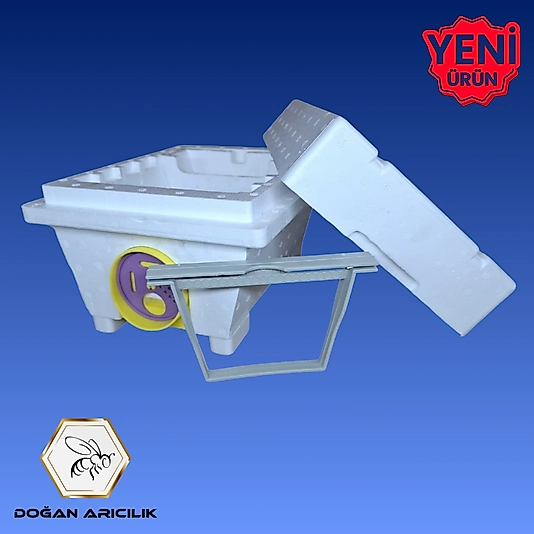 Tekli - Strafor Ana Arı Kutusu -  Konik - Çıtasız (DGN-113)